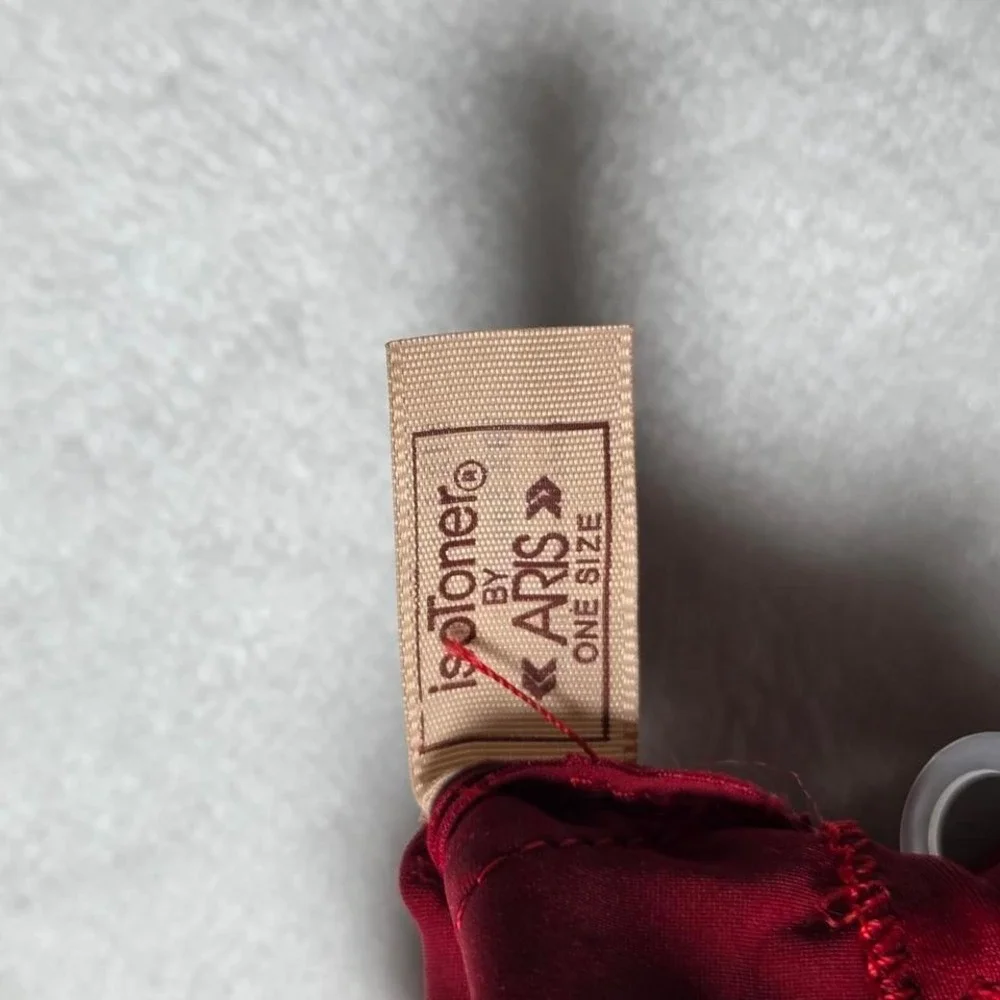 Aris Isotoner Gloves Womens‎ Unlined Red Driving with Leather 1 Size
